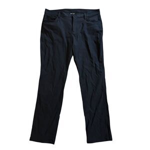 Eddie Bauer Women's Black Straight‎ Leg Nylon Stretchy Hiking Pants Size 16